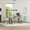 vidaXL Scaune de sufragerie, 6 buc., gri deschis, catifea 3315579