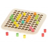 Tabla inmultirii din lemn montesssori multicolor 81 piese, Oem