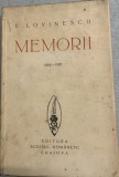 Memorii (1916-1931) - Eugen Lovinescu - din biblioteca lui Geo Dumitrescu