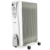 Calorifer electric cu ulei Zass ZR 11 F, 2500W, 11 elementi, termostat reglabil, protectie supraincalzire, alb/gri