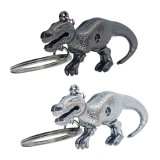 Set 2 Brelocuri Dinozauri Metalice - Accesorii Chei, Ghiozdan Copii