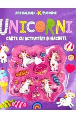 Unicorni. Abtibilduri pufoase. Carte cu activitati si machete