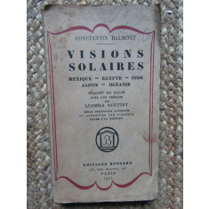 Visions solaires. Mexique, Egypte, Indie, Japon, Oceanie -Balmont Constantin