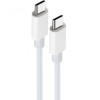 Cablu Date si Incarcare USB-C - USB-C MaXlife MXUC-05, 100W, 1m, Alb