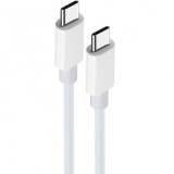 Cablu Date si Incarcare USB-C - USB-C MaXlife MXUC-05, 100W, 1m, Alb