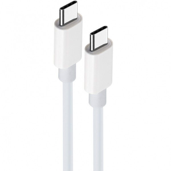 Cablu Date si Incarcare USB-C - USB-C MaXlife MXUC-05, 100W, 1m, Alb