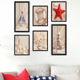 Cumpara ieftin Set 6 tablouri decorative, SET_062, Lulu, 24x29 cm/24x44 cm, plastic