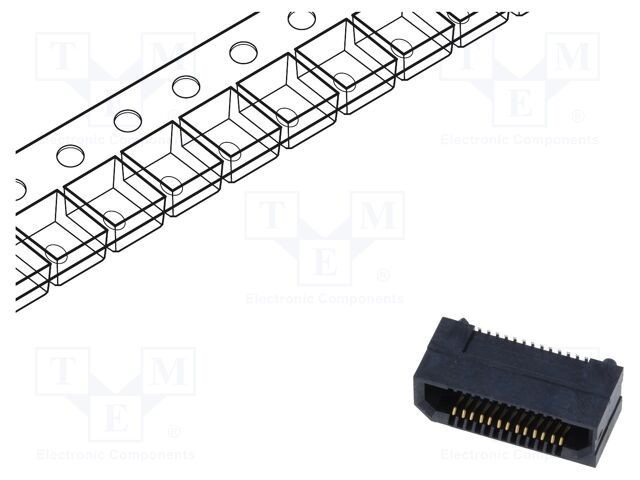 Conector PCB-PCB mamă PIN 26 0,8mm ERF8 aurit SMT 1,4A SAMTEC