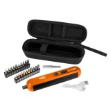 Surubelnita electrica cu acumulator 4V Li-Ion USB-C, 25 biti, NEO TOOLS