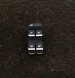 Buton Geam Usa Stanga Fata Audi Q5 FY 2018 8W0959851 OEM Intrerupator Regulator Argintiu Aluminiu
