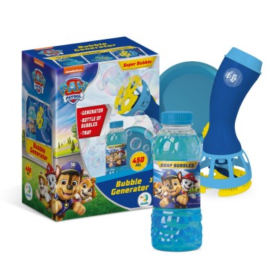 PATRULA CATELUSILOR SET DE BALOANE DE SAPUN CU GENERATOR 450ML foto