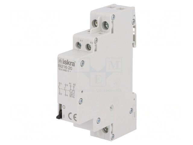 Releu bistabil de impulsuri NO 16A IP20