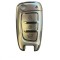 Husa Cheie Briceag Hyundai Tucson, Elantra, Accent, Solaris, Kona, Verna, I30, 2017+, 3 Butoane, Tpu, Silver AutoProtect KeyCars