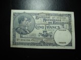 BELGIA 5 FRANCI 1930