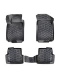 Set covorase auto din cauciuc tip tavita pentru Chevrolet Aveo II 2012-