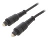 Cablu Toslink Negru 2m 5mm, Gembird