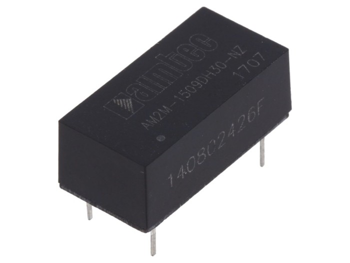 Convertor DC/DC 2W 9V și -9V