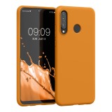 Husa pentru Huawei P30 Lite, Silicon, Portocaliu, 47499.201, Carcasa