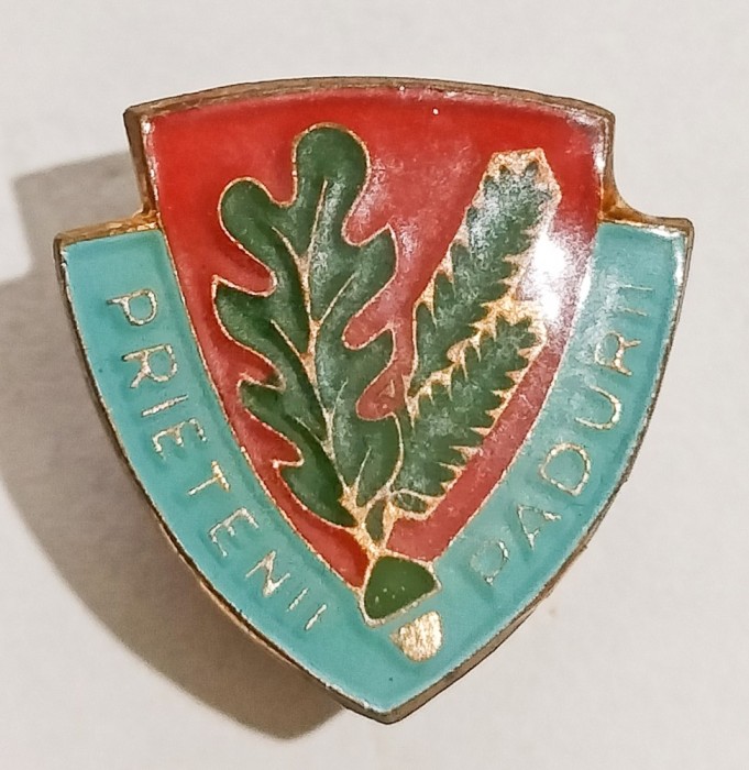 INSIGNA PRIETENII PADURII SILVICULTURA SILVIC AGRICOL AGRICULTURA ( CITITI DESCRIEREA )