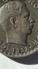 ROMANIA - 100 Lei 1932 , monetaria rara PARIS. Argint. Aproape necirculata. Patina foarte frumoasa. Rara in aceasta stare. Piesa de colectie