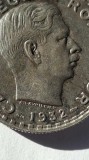 ROMANIA - 100 Lei 1932 , monetaria rara PARIS. Argint. Aproape necirculata. Patina foarte frumoasa. Rara in aceasta stare. Piesa de colectie
