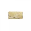 Geanta plic seara mic pentru ocazii si petreceri, auriu sclipitor, 20 x 10 cm, Magrot 20458