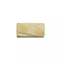 Geanta plic seara mic pentru ocazii si petreceri, auriu sclipitor, 20 x 10 cm, Magrot 20458