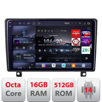 Navigatie Opel Astra H 2006-2015 Android radio gps internet 8 core QLED 2K 16+512 360 Edotec CarStore Technology