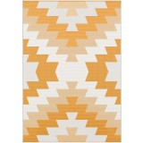 Covor Premium Belgian Model Sparta 19692-460, Marime 80 x 150 cm, Galben, Antialergic, Polipropilena, Living, Dormitor, Sufragerie, Birou
