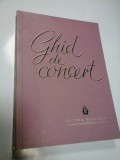 GHID DE CONCERT