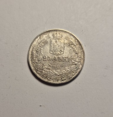 250 lei 1941 Nihil Sine Deo NSD Frumoasa foto