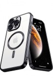 Huse silicon cu incarcare wireless compatibila cu Iphone 16 Pro Negru, Albastru, Carcasa
