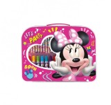 Set pentru desenat si colorat Minnie Mouse, 35 piese