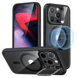 Husa iPhone 15 Pro ESR Classic Hybrid HaloLock Kickstand, negrutransparenta