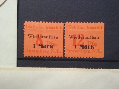1946-Spremberg-Mi-15,16-MNH -Mi=80 E foto