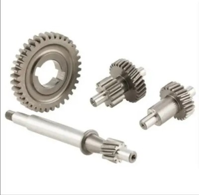 Kit ax + pinioane grup spate moped Piaggio Boss - Boxer - Ciao - Grillo - Si - Super Bravo 2T 50cc (pentru modelele cu variator) - raport modificat foto