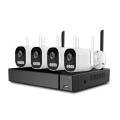 Aproape nou: Kit supraveghere video PNI House WiFi665 NVR si 4 camere wireless de e