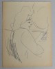 Mihu Vulcanescu &quot;Portret de femeie&quot; desen, Portrete, Carbune, Altul