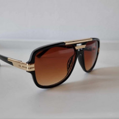 Ochelari de soare Louis Vuitton Style - Rama neagra Lentile maro