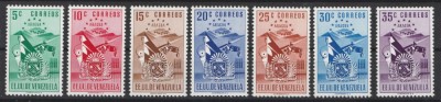 Venezuela, 1951, heraldica, stemele provinciilor, Aragua, 70 euro Michel, MNH foto