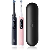 Oral-B iO6 Connected Coach periuta de dinti electrica cu sac pachet duo 2 buc