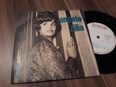 VINIL ANGELA ZILIA ORCHESTRA GEORGE MUZAKIS/TRIO KITARA IN LIMBA GREACA STARE EX foto