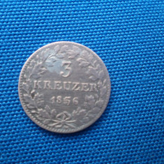 3 KREUZER 1856 FRANKFURT /Ag