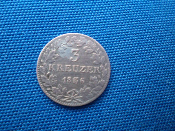 3 KREUZER 1856 FRANKFURT /Ag