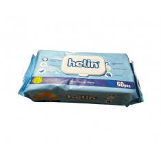 Servetele Umede Pentru Corp, Helin, Body Cleaner Wipes, 60 buc XXL