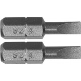 Biti de 25 mm 1/4&amp;quot; cu cap drept tip surubelnita SL4 Yato