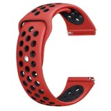 Cumpara ieftin Curea silicon compatibila Huawei Watch GT 2 Pro, telescoape Quick Release, 22mm, Rosu/Negru