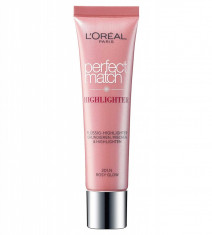 Iluminator multifunctional L OREAL Perfect Match Highlighter - 201.N Rosy Glow, 30 ml foto