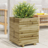 VidaXL Jardinieră de grădină, 40x40x49,5 cm, lemn de pin impregnat