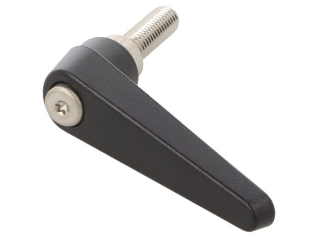 Manetă franceză ELESA GANTER 80mm Lung.filet 74mm Lung.manetă Corp neagră